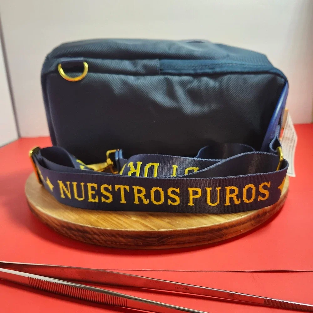 Drew Estate Undercrown Maduro Sling Bag Navy Blue Gold Crossbody Pack Mens‎